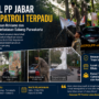 Satpol PP Jabar Gelar Patroli terpadu, Tertibkan Belasan Reklame dan Lapak Liar di Perbatasan Subang-Purwakarta