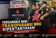 Dashboard MBG Bogor Mendadak Tak Bisa Diakses, Publik Soroti Keterkaitan Wakil Kepala BGN dengan Mitra Program