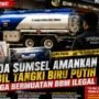 Polda Sumsel Amankan Mobil Tangki Biru Putih Diduga Bermuatan BBM Ilegal, Penyidikan Masih Berlangsung