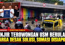 Banjir Berulang di Jalan Soekarno-Hatta Semarang, Kepastian Penanganan Dipertanyakan